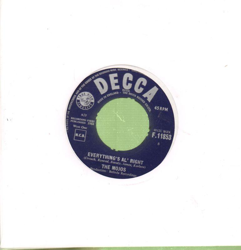 Everything's Al'Right-Decca-7" Vinyl