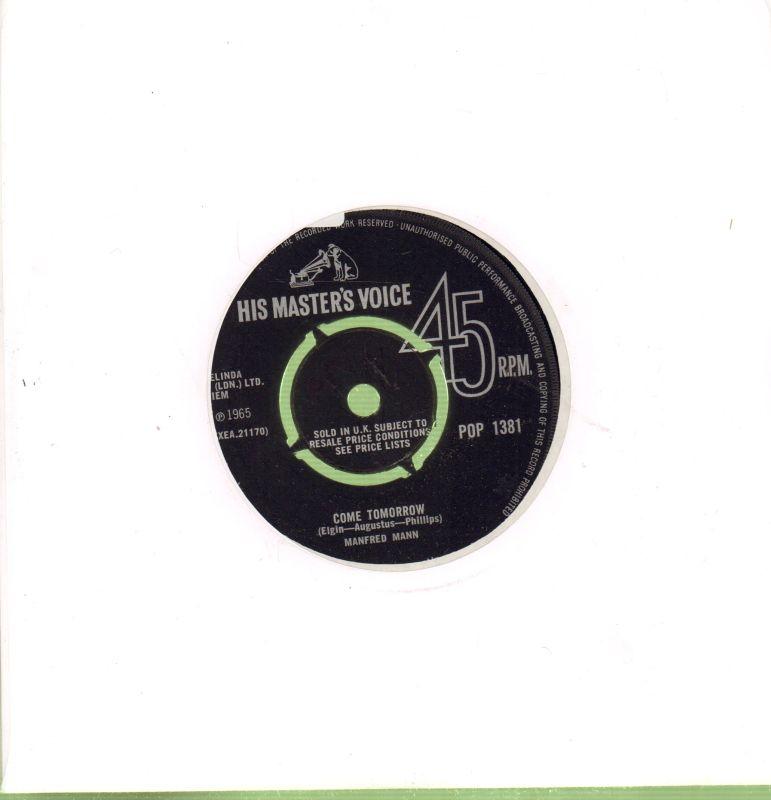 Come Tomorrow-HMV-7" Vinyl