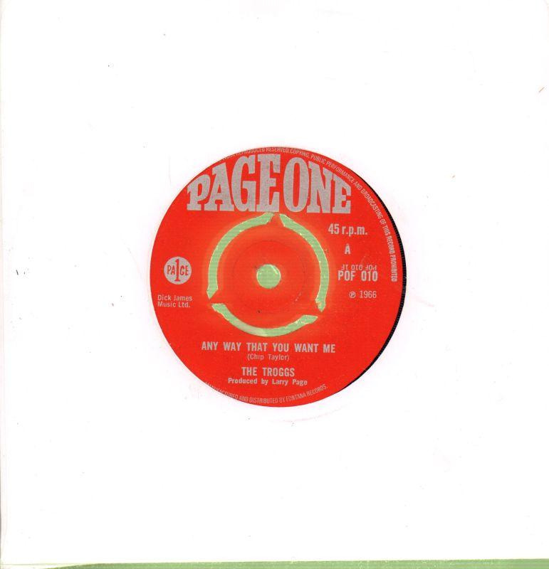 Any Way That You Want Me-Page One-7" Vinyl