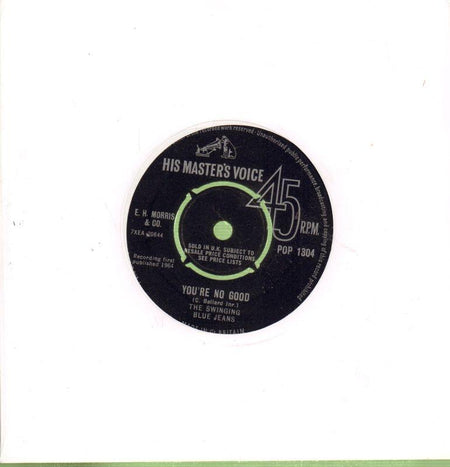 You're No Good To Me-HMV-7" Vinyl
