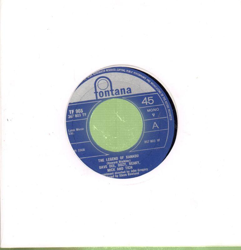 The Legend Of Xanadu-Fontana-7" Vinyl