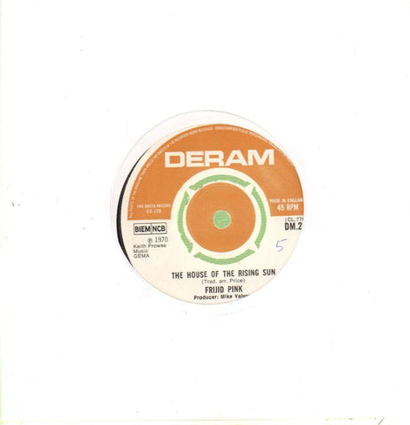 The House Of The Rising Sun-Deram-7" Vinyl