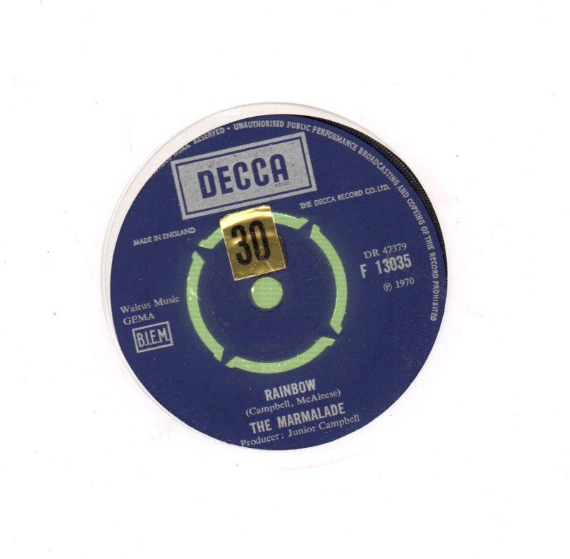 Rainbow-Decca-7" Vinyl