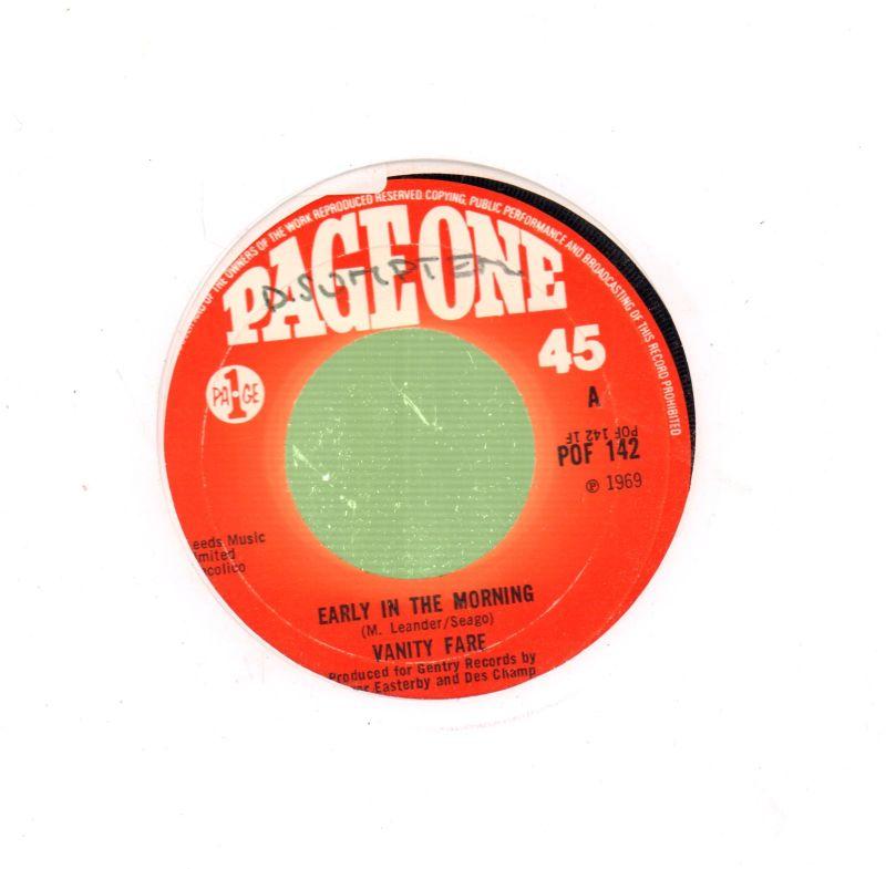 Early In The Morning-Page One-7" Vinyl