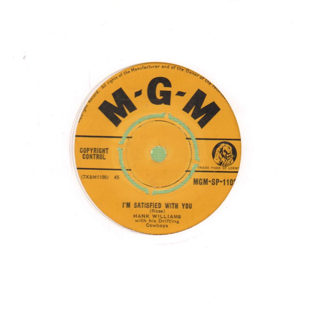 I'm Satisfied With You-MGM-7" Vinyl