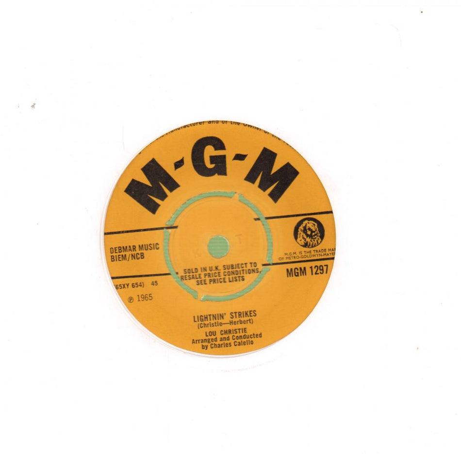 Lightnin' Strikes-MGM-7" Vinyl