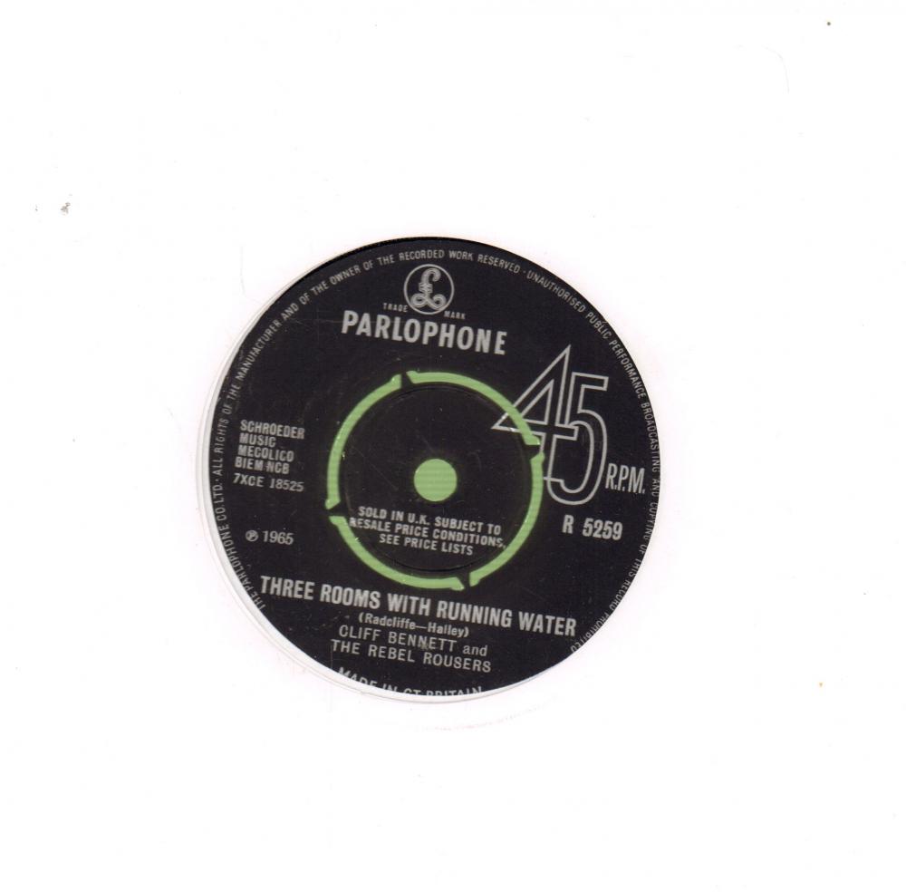 Three Rooms With Running Water-Parlophone-7" Vinyl