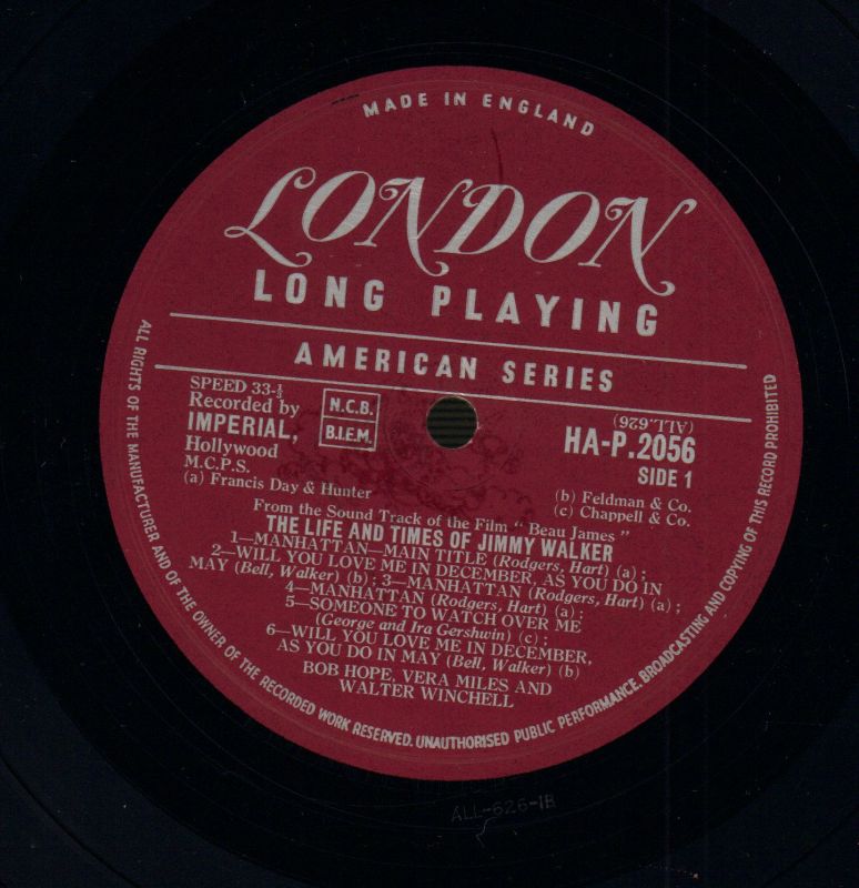 The Life And Times Of Jimmy Walker-London-Vinyl LP-Ex/Ex