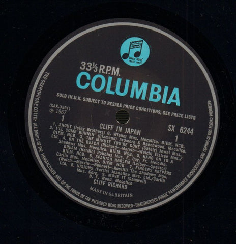 In Japan-Columbia-Vinyl LP-Ex/Ex