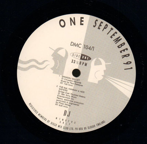 D.J Mix LP Sept 91-DJ-Vinyl LP-Ex/Ex