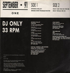 D.J Mix LP Sept 91-DJ-Vinyl LP