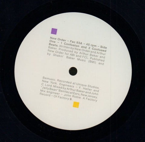 Confusion 93-Factory-12" Vinyl-Ex/Ex