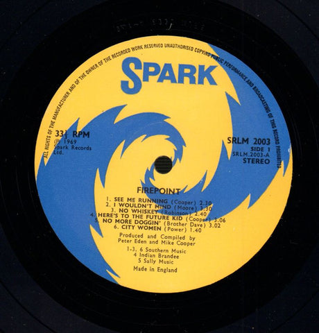 Firepoint-Spark-Vinyl LP-VG+/Ex