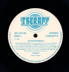 Schizophrenia-Therapy-2x12" Vinyl LP Gatefold-Ex/Ex