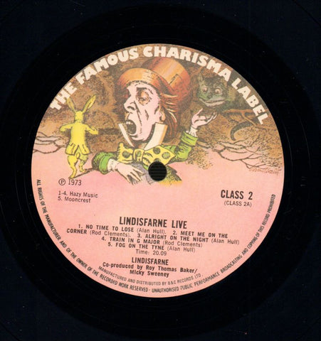 Live-Charisma-Vinyl LP-Ex/Ex