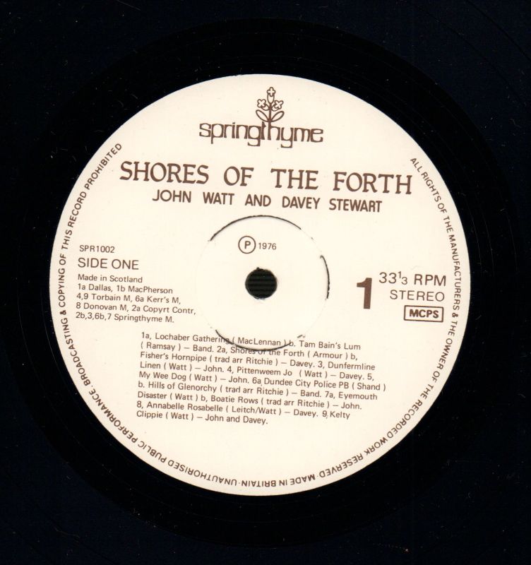 Shores Of The Forth-Springtime-Vinyl LP-Ex-/Ex