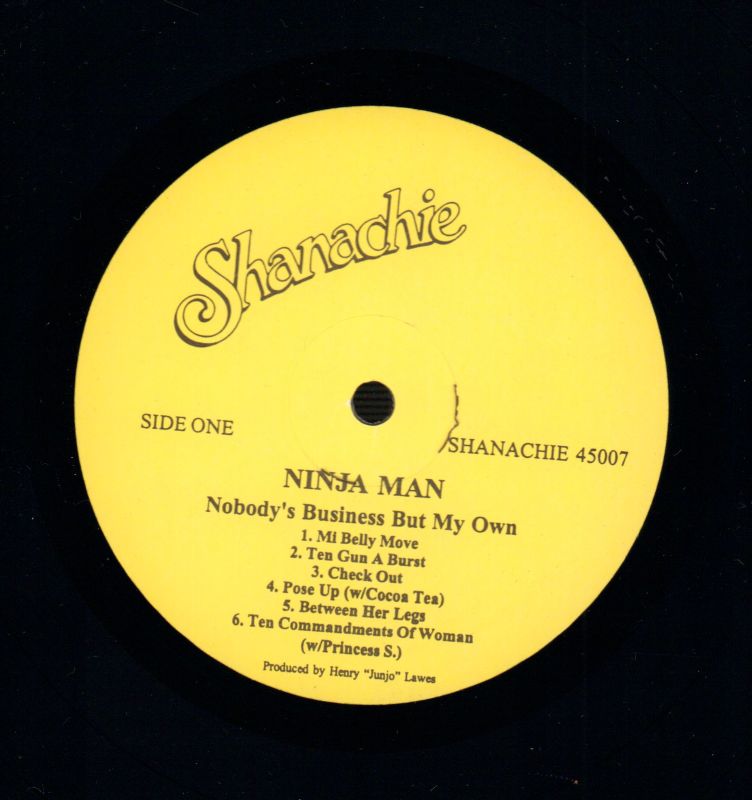 Nobody's Business But My Own-Shanachie-Vinyl LP-Ex/Ex+