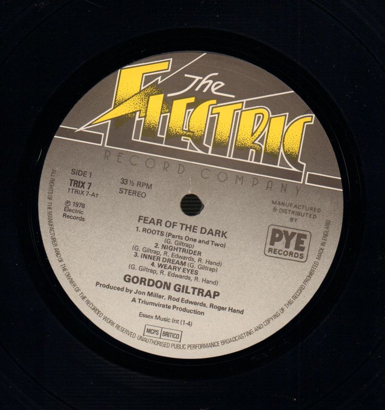 Fear Of The Dark-Pye-Vinyl LP Gatefold-VG/Ex