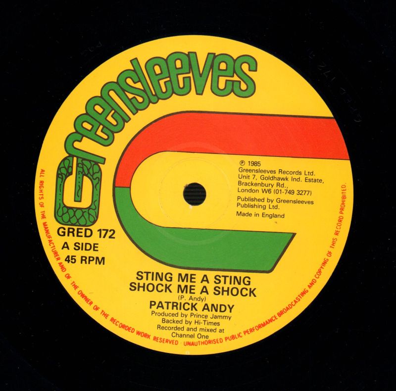 Sting Me A Sting/ Every Posse Get Ready-Greensleeves-12" Vinyl-Ex-/Ex