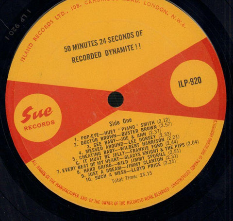 50 Minutes 24 Seconds Of Recorded Dynamite-Sue-Vinyl LP-Ex/Ex+