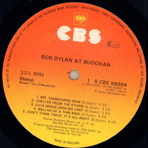 At Budokan-CBS-2x12" Vinyl LP Gatefold-VG+/Ex+