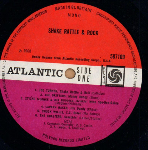Shake Rattle And Rock-Atlantic-Vinyl LP-G/VG