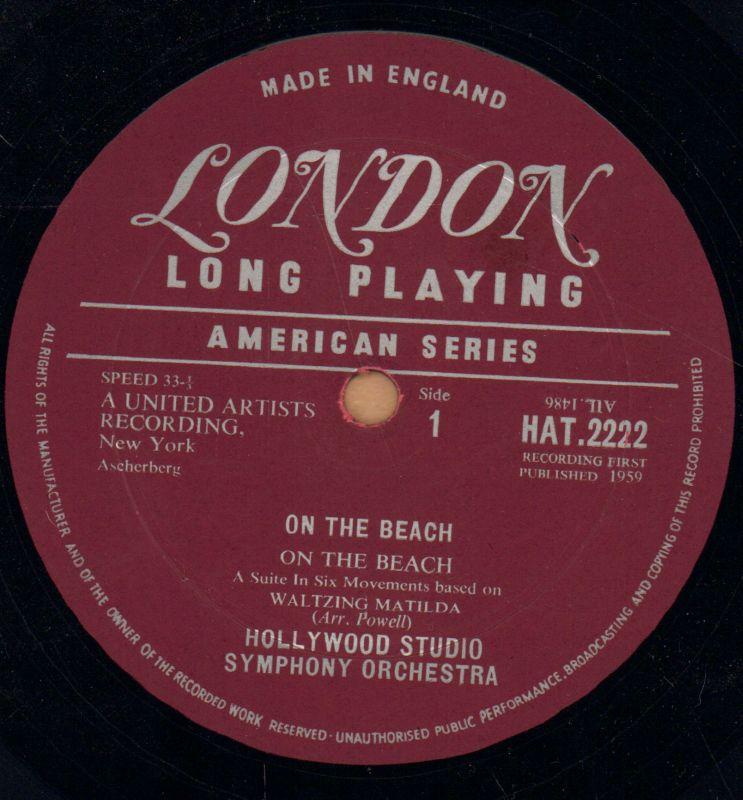 On The Beach-London-Vinyl LP-VG+/G+