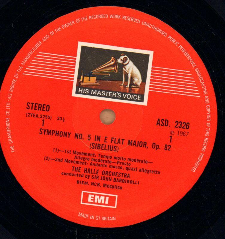 Symphony No.5-HMV-Vinyl LP-VG/G+