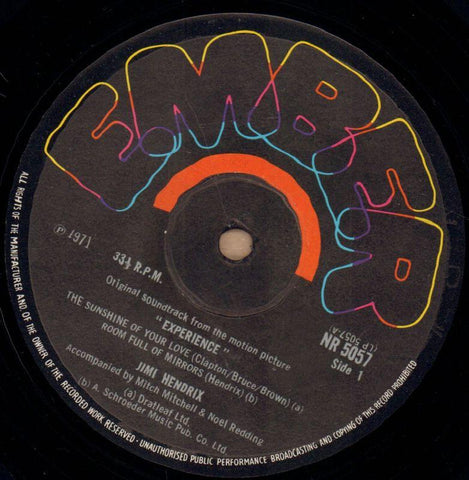 Experience-EMI-Vinyl LP Gatefold-VG+/VG+