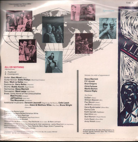 All Or Nothing-The Phoenix Society-12" Vinyl P/S-NM/NM