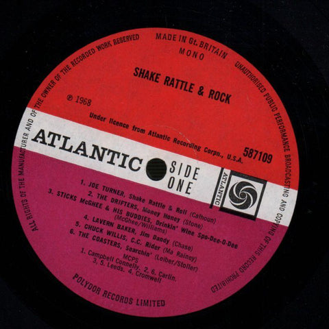 Shake Rattle & Rock-Atlantic-Vinyl LP-VG/VG