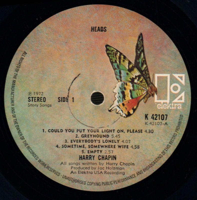 Heads & Tales-Elektra-Vinyl LP Gatefold-VG/G+