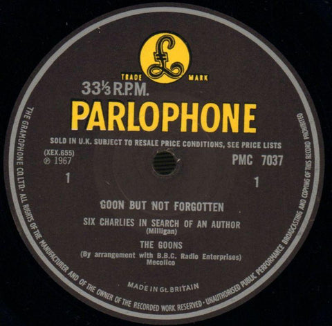 Goon But Not Forgotten-Parlophone-Vinyl LP-Ex-/VG+
