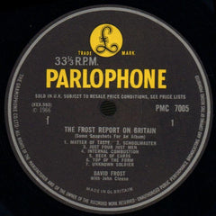 The Frost Report On Britian-Parlophone-Vinyl LP-VG/VG