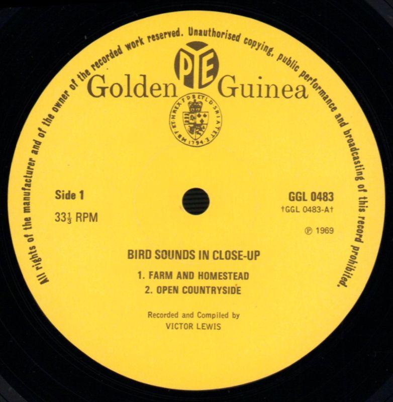 Bird Sounds In Close-Up-Pye-Vinyl LP-VG+/VG+