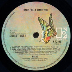 Baby I'm A Want You-Elektra-Vinyl LP Gatefold-VG+/VG+