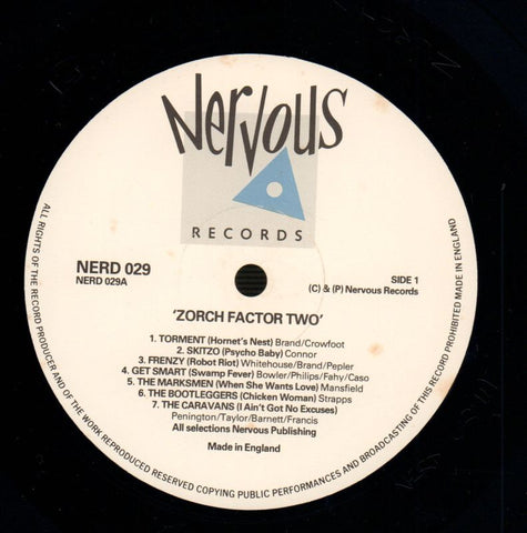 Zorch Factor II-Nervous-Vinyl LP-Ex+/Ex+