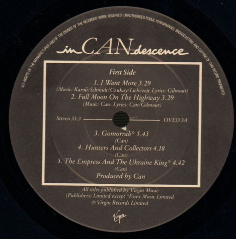 InCANdescence-Virgin-Vinyl LP-VG/Ex+