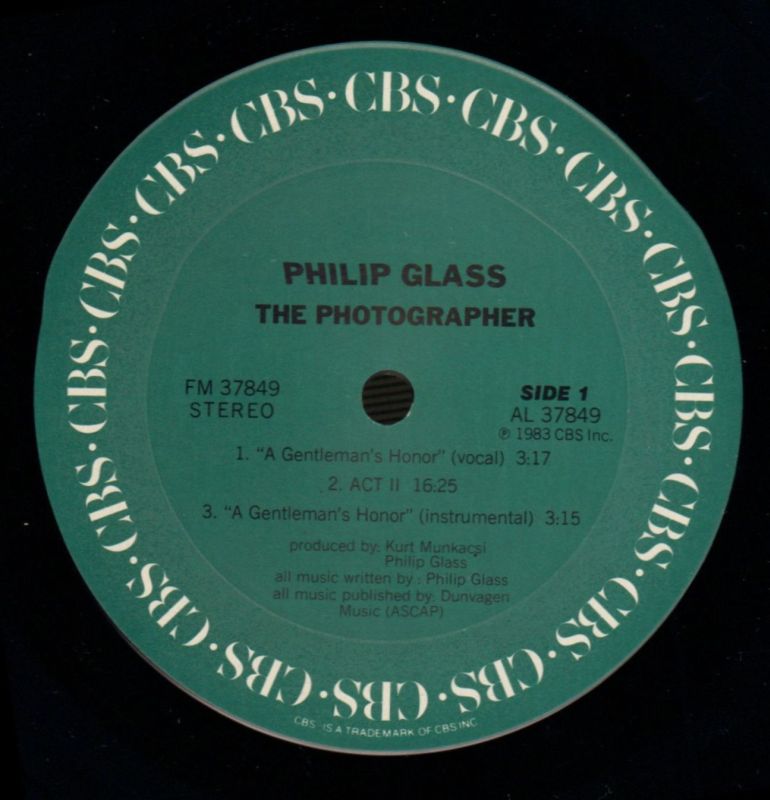 The Photographer-CBS-Vinyl LP-Ex/NM-