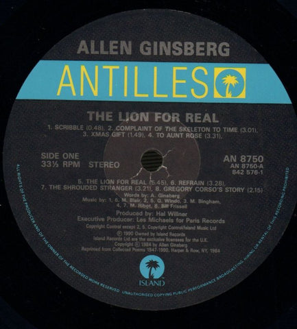 The Lion For Real-Antilles-Vinyl LP-Ex/NM-