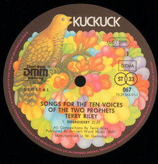 Songs For The Ten Voices Of The Two Prophets-Kuckuck-Vinyl LP-Ex+/NM-