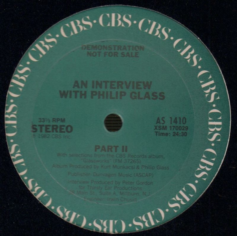 An Interview With-CBS-Vinyl LP-VG/NM-