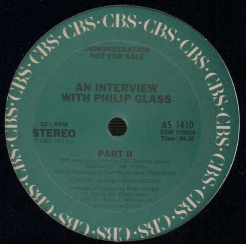 An Interview With-CBS-Vinyl LP-VG/NM-