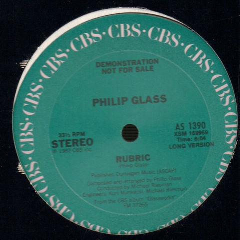 Rubric-CBS-12" Vinyl