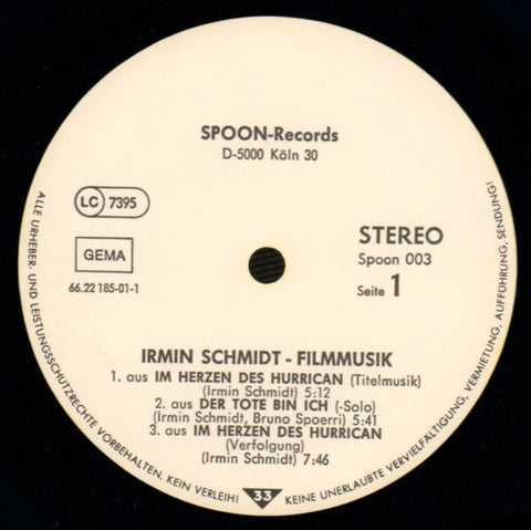 Filmmusik-Spoon-Vinyl LP-Ex/NM-