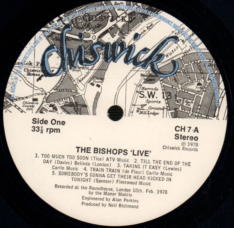 Live-Chiswick-10" Vinyl-Ex/NM