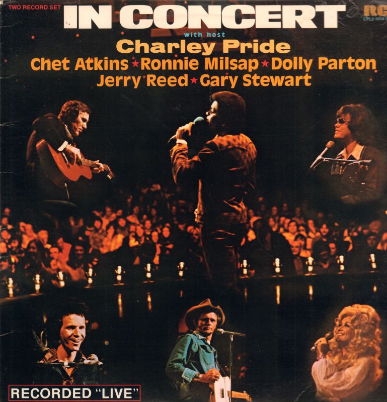 In Concert With Host Charlie Pride-RCA-2x12" Vinyl LP