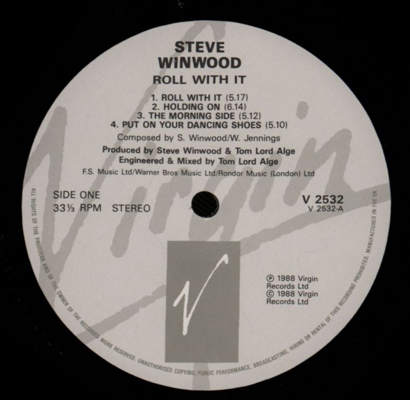 Roll With It-Virgin-Vinyl LP-Ex/Ex