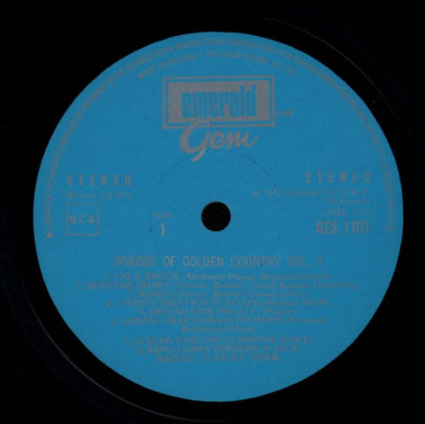 Hoards Of Golden Country Vol.4-Emerald Gem-Vinyl LP-Ex/Ex