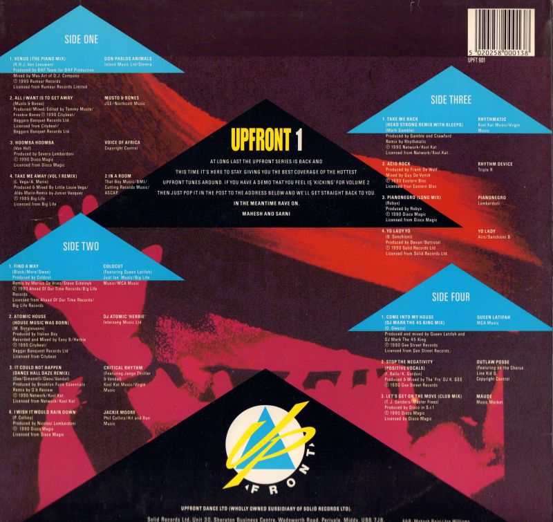 Upfront 1-Upfront-2x12" Vinyl LP-VG+/Ex - Shakedownrecords